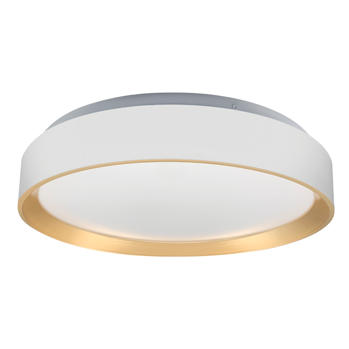 Luxrite LR23117 28W 15" Surface Mount Duo Series White/gold Finish - 5CCT Selectable