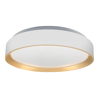 Luxrite LR23117 28W 15" Surface Mount Duo Series White/gold Finish - 5CCT Selectable