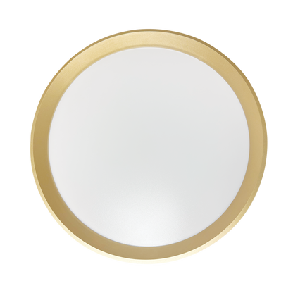 Luxrite LR23119 28W 15" Surface Mount Duo Series Black/gold Finish - 5CCT Selectable