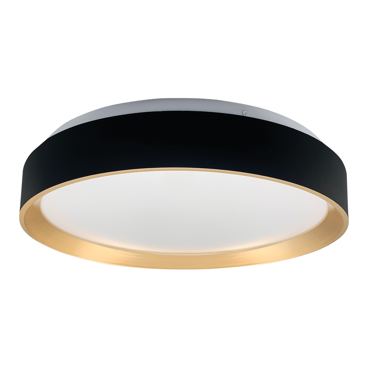 Luxrite LR23119 28W 15" Surface Mount Duo Series Black/gold Finish - 5CCT Selectable