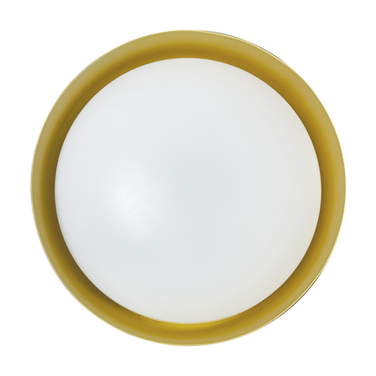 Luxrite LR23153 17" Decorative Flush Mount Interchangeable Canopy - Black/gold Finish