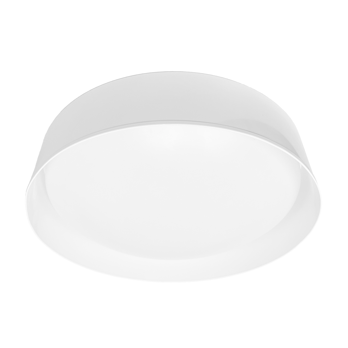 Luxrite LR23154 17" Decorative Flush Mount Interchangeable Canopy - White/white Finish