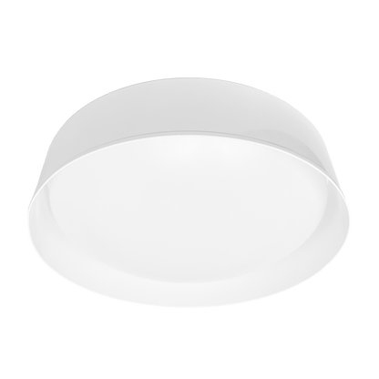 Luxrite LR23154 17" Decorative Flush Mount Interchangeable Canopy - White/white Finish