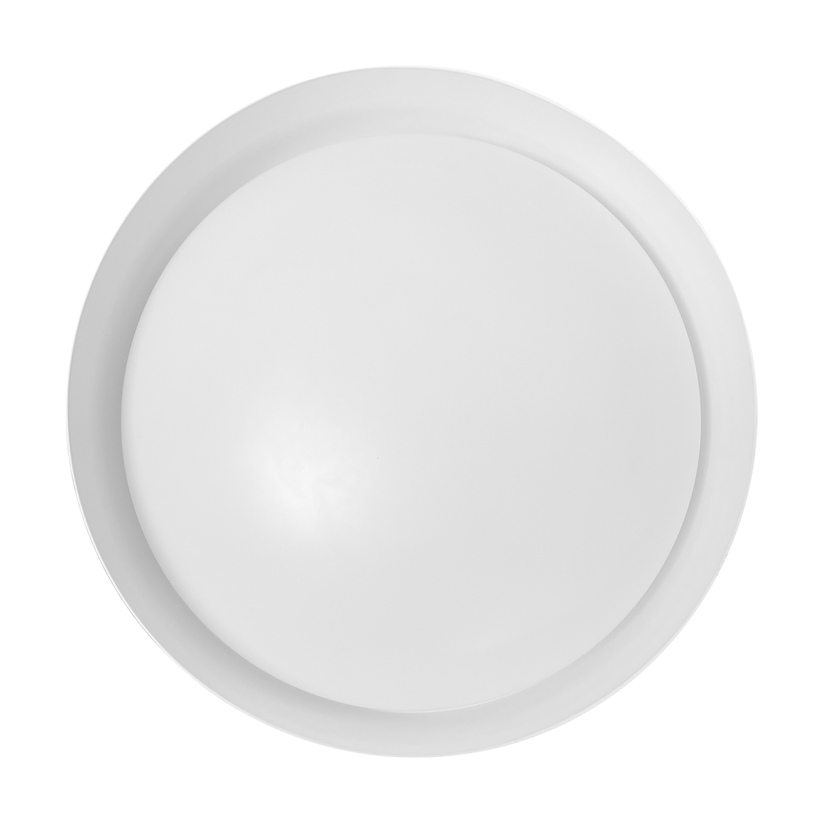 Luxrite LR23154 17" Decorative Flush Mount Interchangeable Canopy - White/white Finish