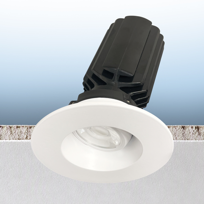 Luxrite LR23227 12W 3" Regressed Recessed Gimbal - High Output