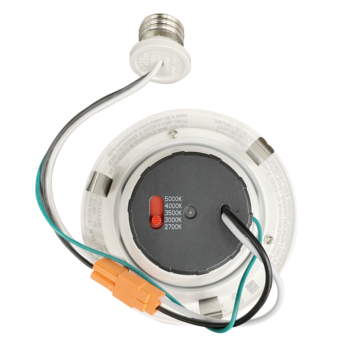 Luxrite LR23233 8W 4" Downlight Retrofit Gimbal 5CCT