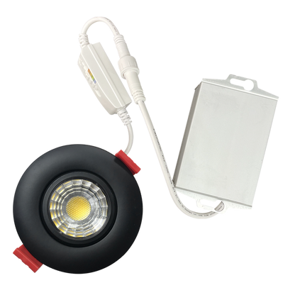 Luxrite LR23241 8W LED Canless Gimbal Dimmable Fixture
