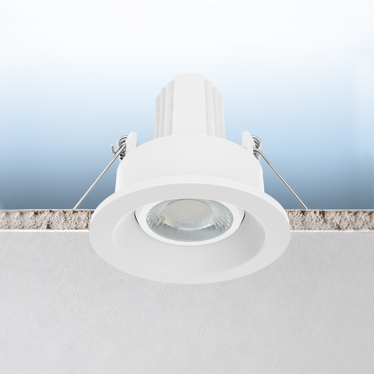 Luxrite LR23270 12W 1" Regressed Recessed Gimbal - High Output