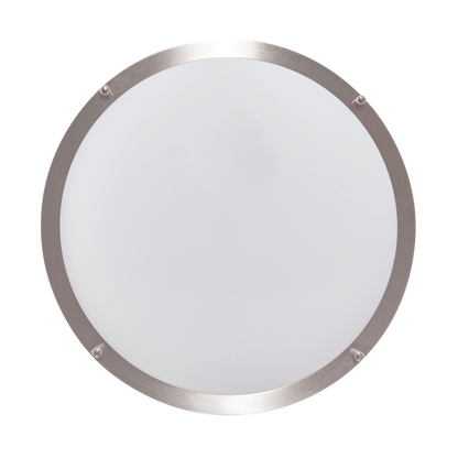 Luxrite LR23280+MS 14W 10" Double Ring Surface Mount 5CCT - Brushed Nickel +ms