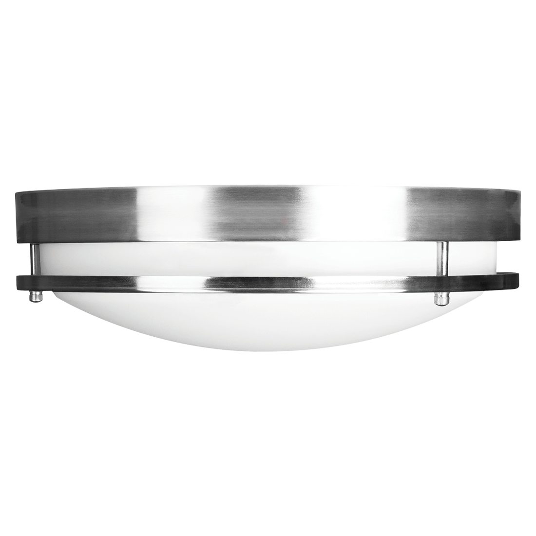 Luxrite LR23286+MS 14W 12" Double Ring 5CCT 120-277V 0-10V + Motion - Brushed Nickel