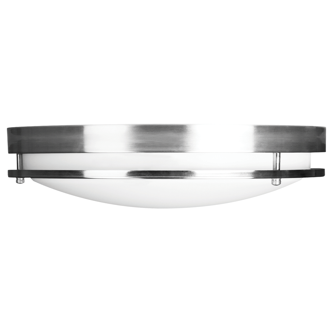 Luxrite LR23288+MS 24W 16" Double Ring Surface Mount 5CCT 120-277V 0-10V Motion - Brushed Nickel