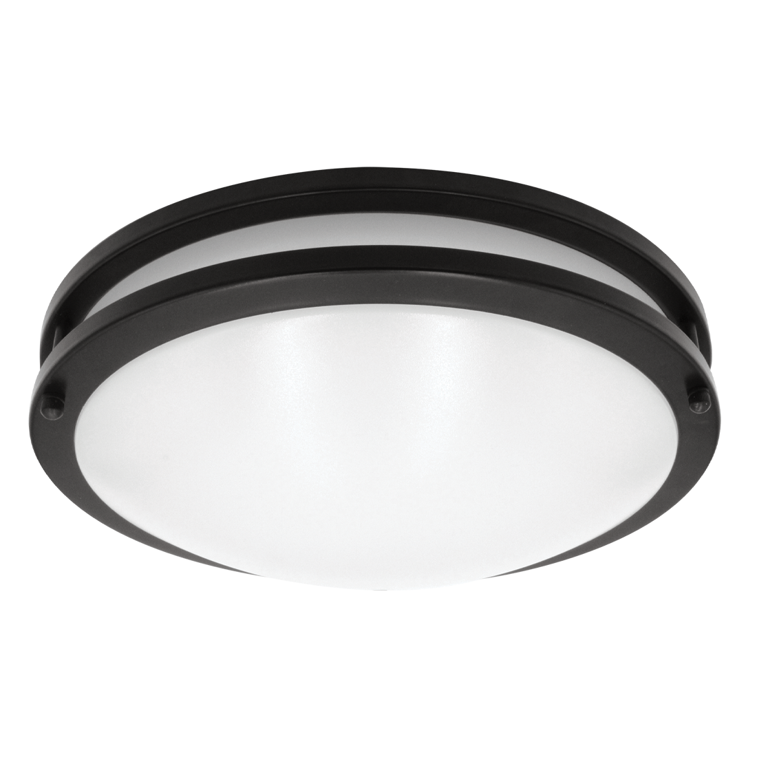 Luxrite LR23290 14W 10" Double Ring Surface Mount 5CCT Black