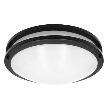 Luxrite LR23290 14W 10" Double Ring Surface Mount 5CCT Black