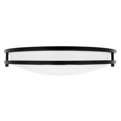 Luxrite LR23293 24W 16" Double Ring Surface Mount 5CCT Black