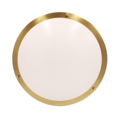 Luxrite LR23295 14W 10" Double Ring Surface Mount 5CCT Brass