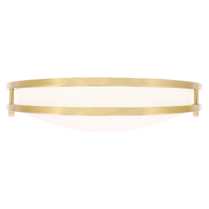 Luxrite LR23298 24W 16" Double Ring Surface Mount 5CCT Brass