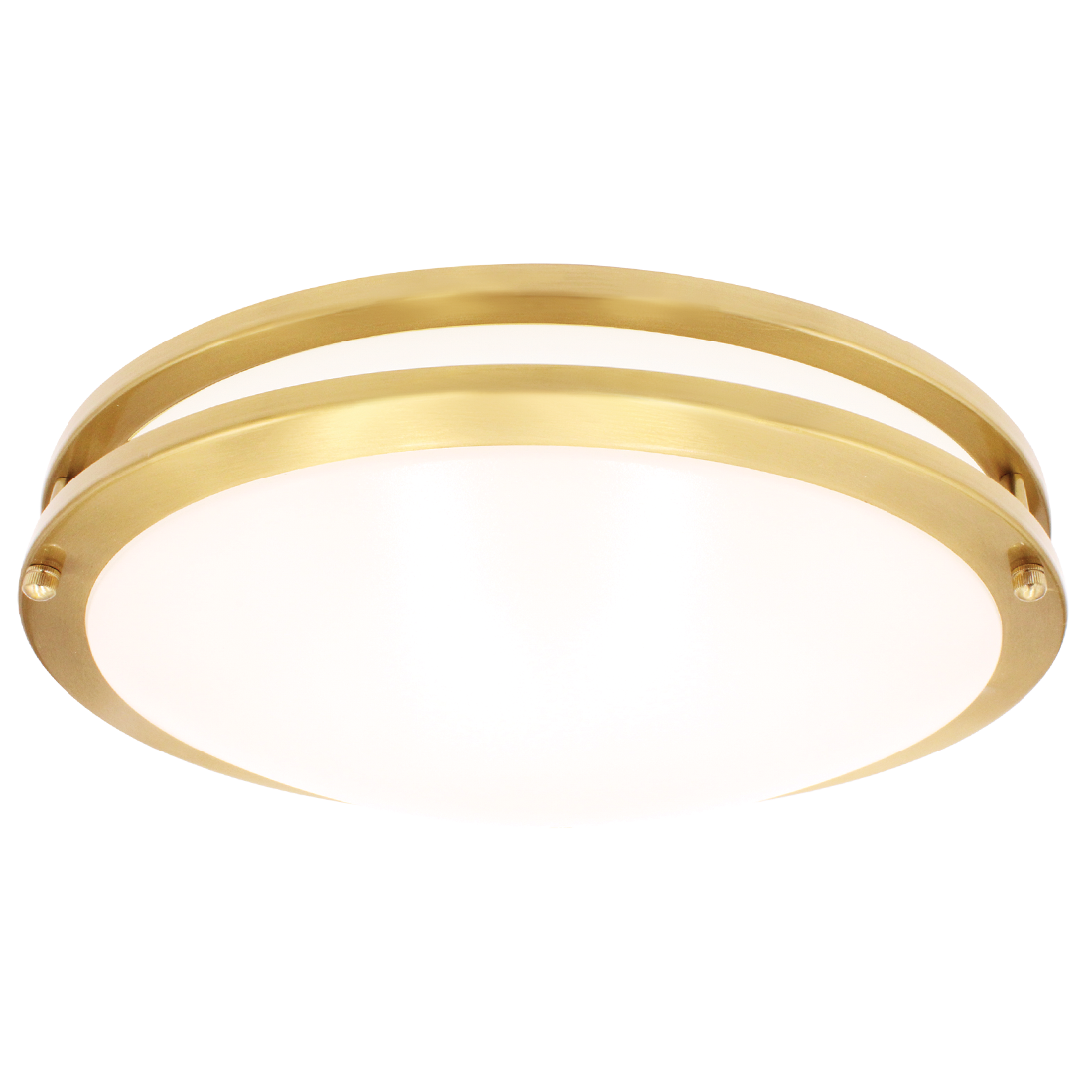 Luxrite LR23298 24W 16" Double Ring Surface Mount 5CCT Brass