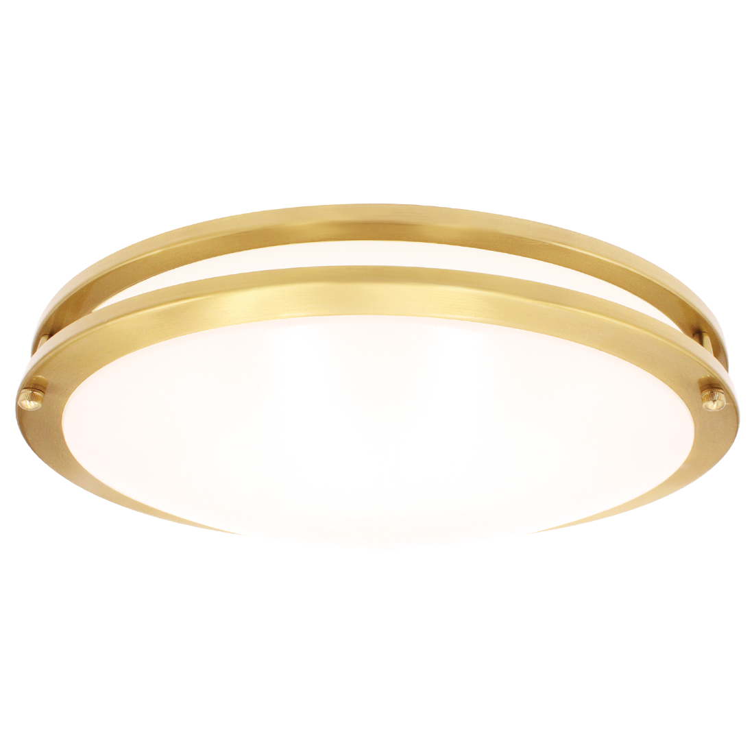 Luxrite LR23299 24W 18" Double Ring Surface Mount 5CCT Brass