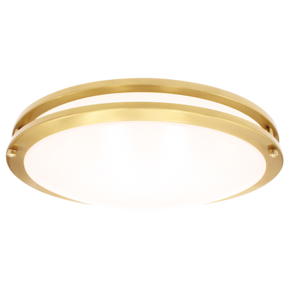 Luxrite LR23299 24W 18" Double Ring Surface Mount 5CCT Brass
