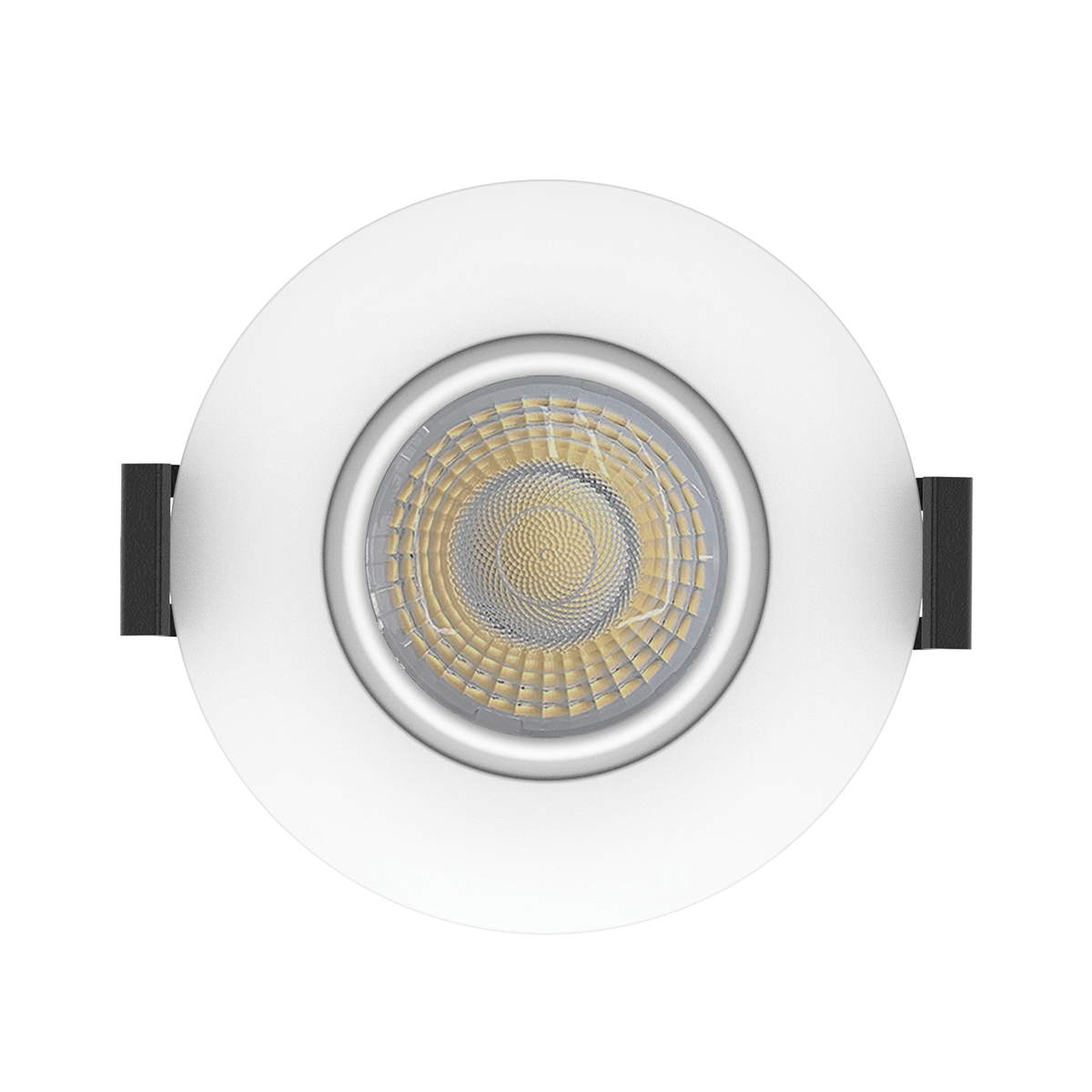 Luxrite LR23302 9W 3" Gimbal Round Canless Spotlight - 5CCT Selectable White Finish