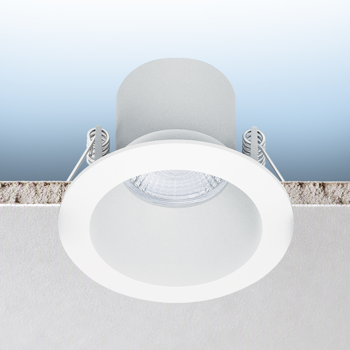 Luxrite LR23320 8W 3" Regressed Canless Spotlight - Round White - 5 CCT Select