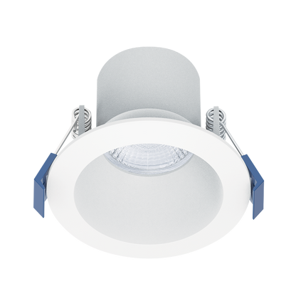 Luxrite LR23320 8W 3" Regressed Canless Spotlight - Round White - 5 CCT Select