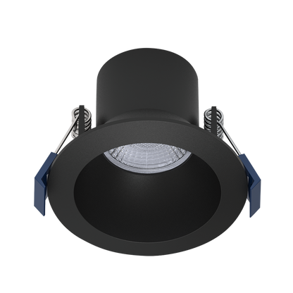 Luxrite LR23321 8W 3" Regressed Canless Spotlight - Round Black - 5 CCT Select