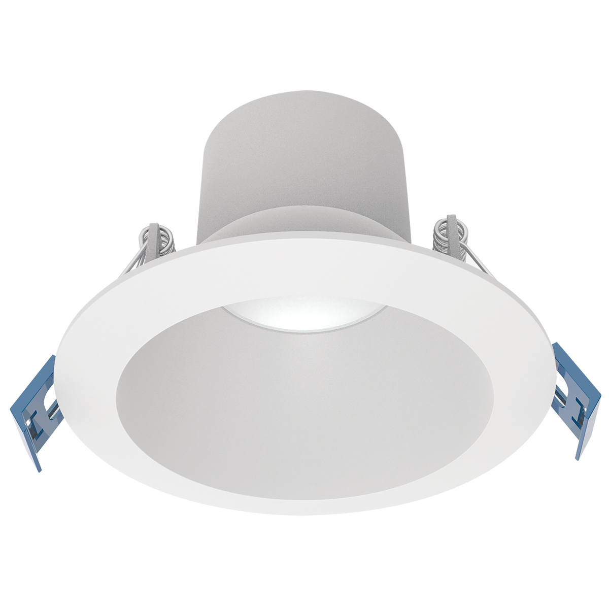 Luxrite LR23325 12W 4" Regressed Canless Spotlight - Round White - 5 CCT Select