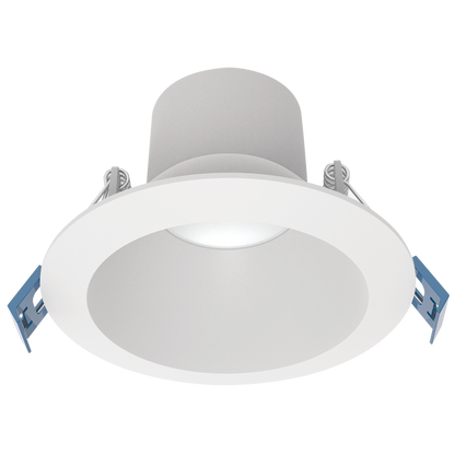 Luxrite LR23325 12W 4" Regressed Canless Spotlight - Round White - 5 CCT Select