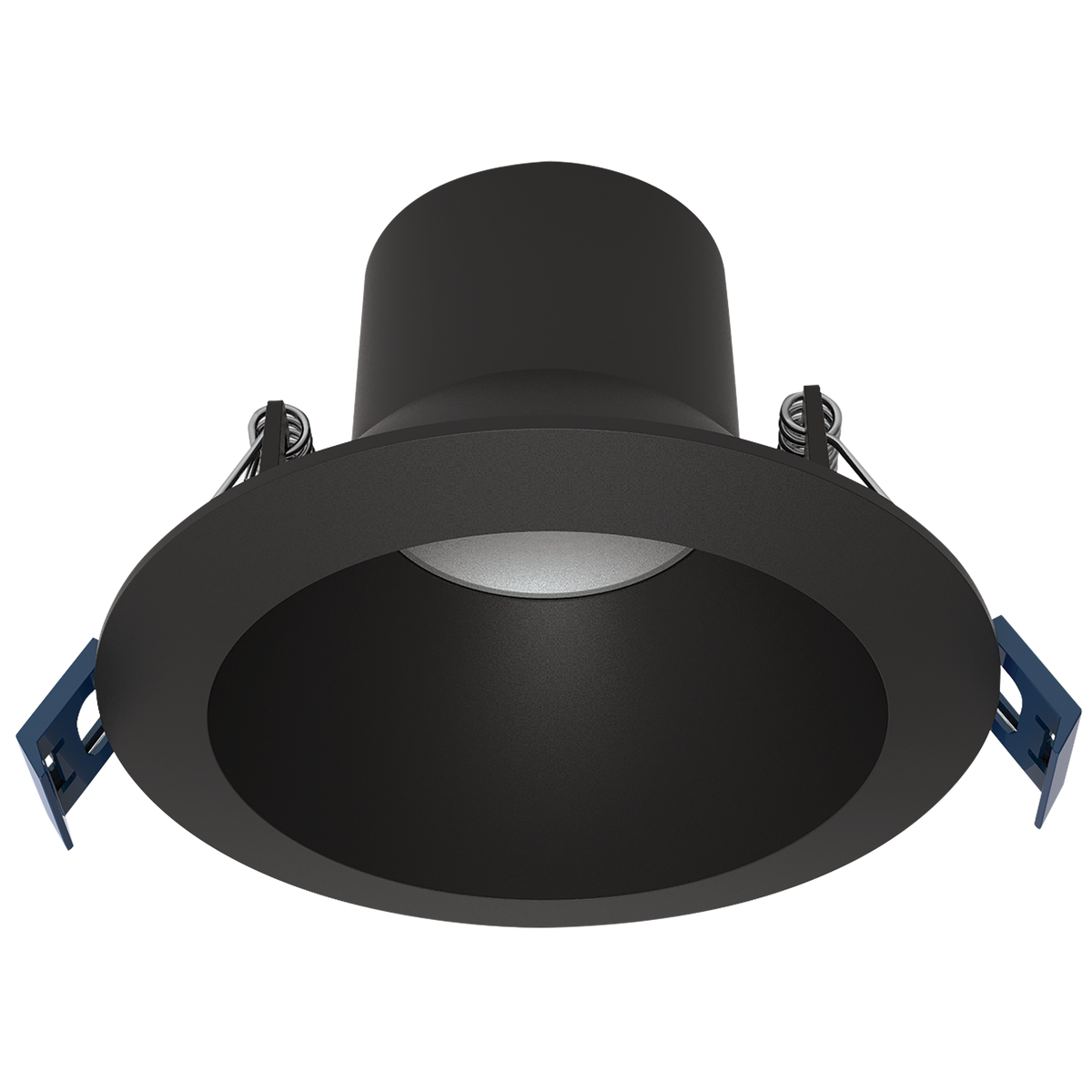 Luxrite LR23326 12W 4" Regressed Canless Spotlight - Round Black - 5 CCT Select