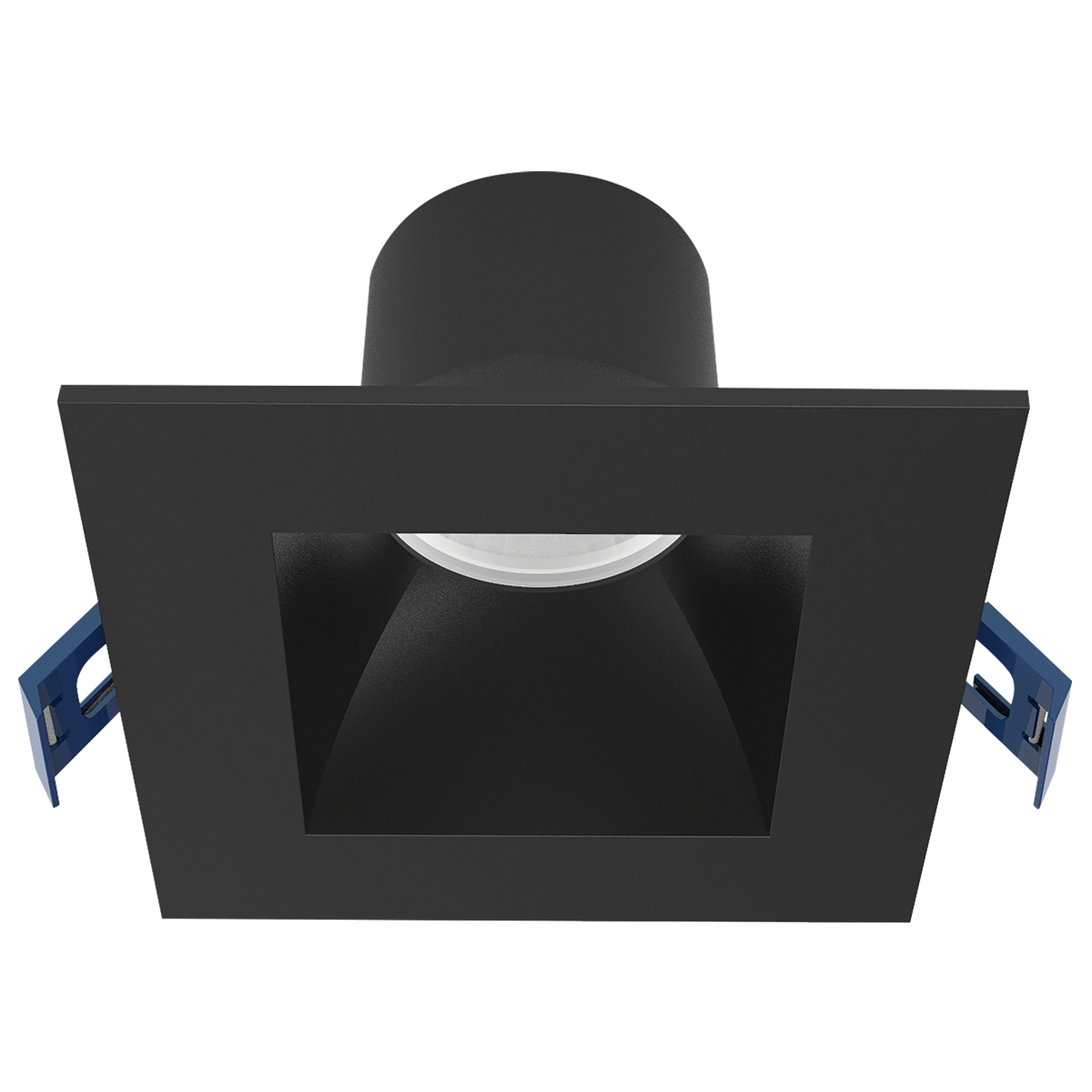 Luxrite LR23328 12W 4" Regressed Canless Spotlight - Square Black - 5 CCT Select