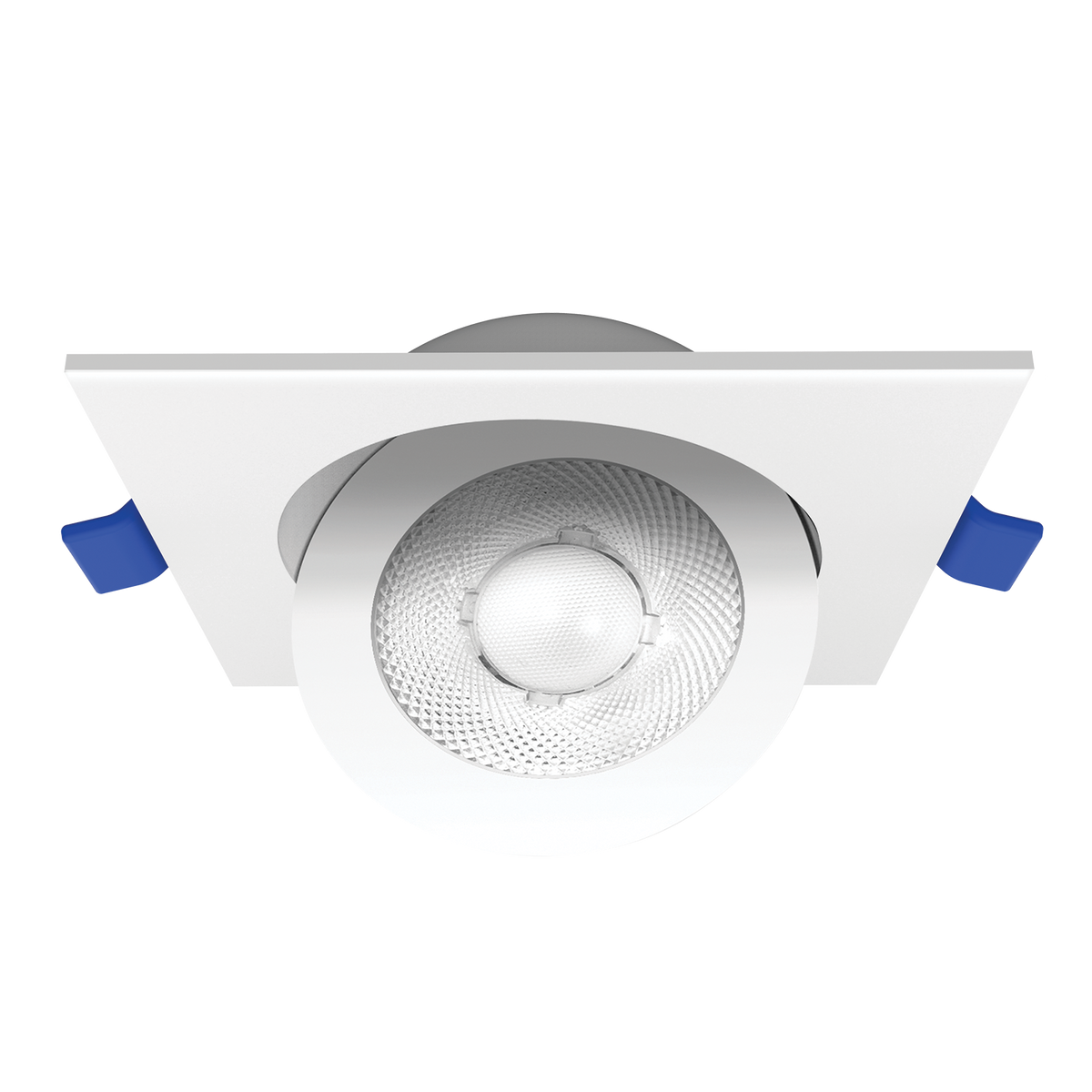 Luxrite LR23335 4" Recessed Floating Gimbal - 5 CCT Selectable Square Trim