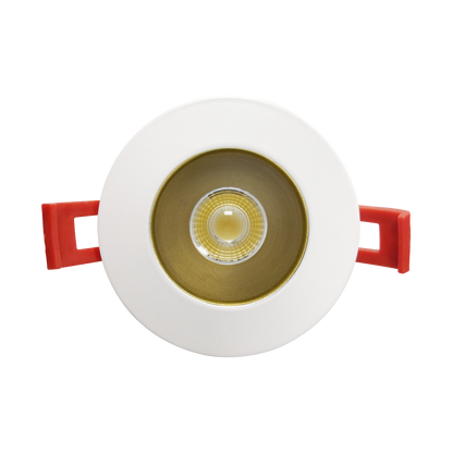 Luxrite LR23421 2" Regressed Interchangeable Canless Spotlight Brass Reflector