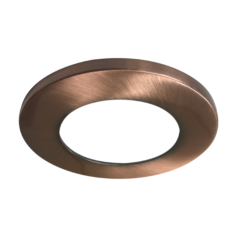 Luxrite LR23431 2" Regressed Interchangeable Canless Spotlight Round Copper Trim