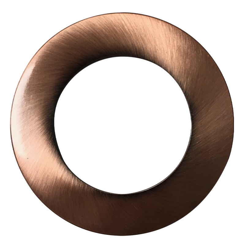 Luxrite LR23431 2" Regressed Interchangeable Canless Spotlight Round Copper Trim