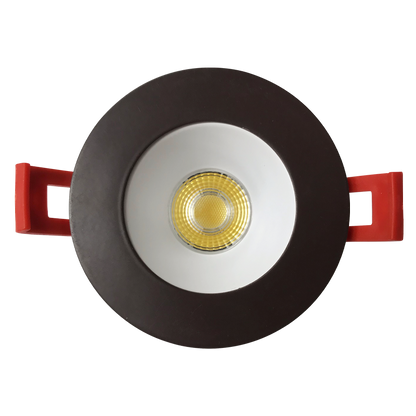 Luxrite LR23432 2" Regressed Interchangeable Canless Spotlight Round Bronze Trim