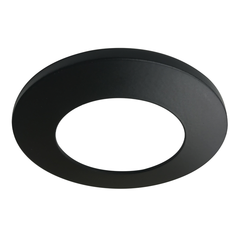 Luxrite LR23433 2" Regressed Interchangeable Canless Spotlight Round Black Trim