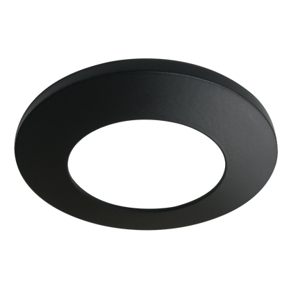 Luxrite LR23433 2" Regressed Interchangeable Canless Spotlight Round Black Trim