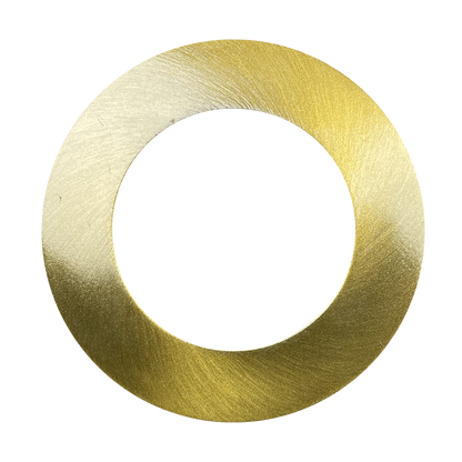 Luxrite LR23436 2" Regressed Interchangeable Canless Spotlight Round Brass Trim
