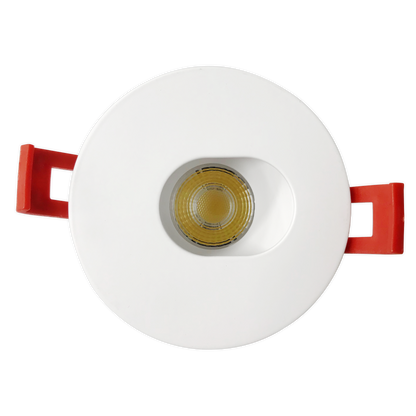 Luxrite LR23440 2" Regressed Interchangeable Canless Spotlight Round Slot Aperture Trim
