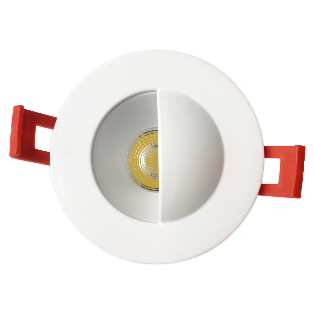 Luxrite LR23441 2" Regressed Interchangeable Canless Spotlight Round Wall Washer Trim
