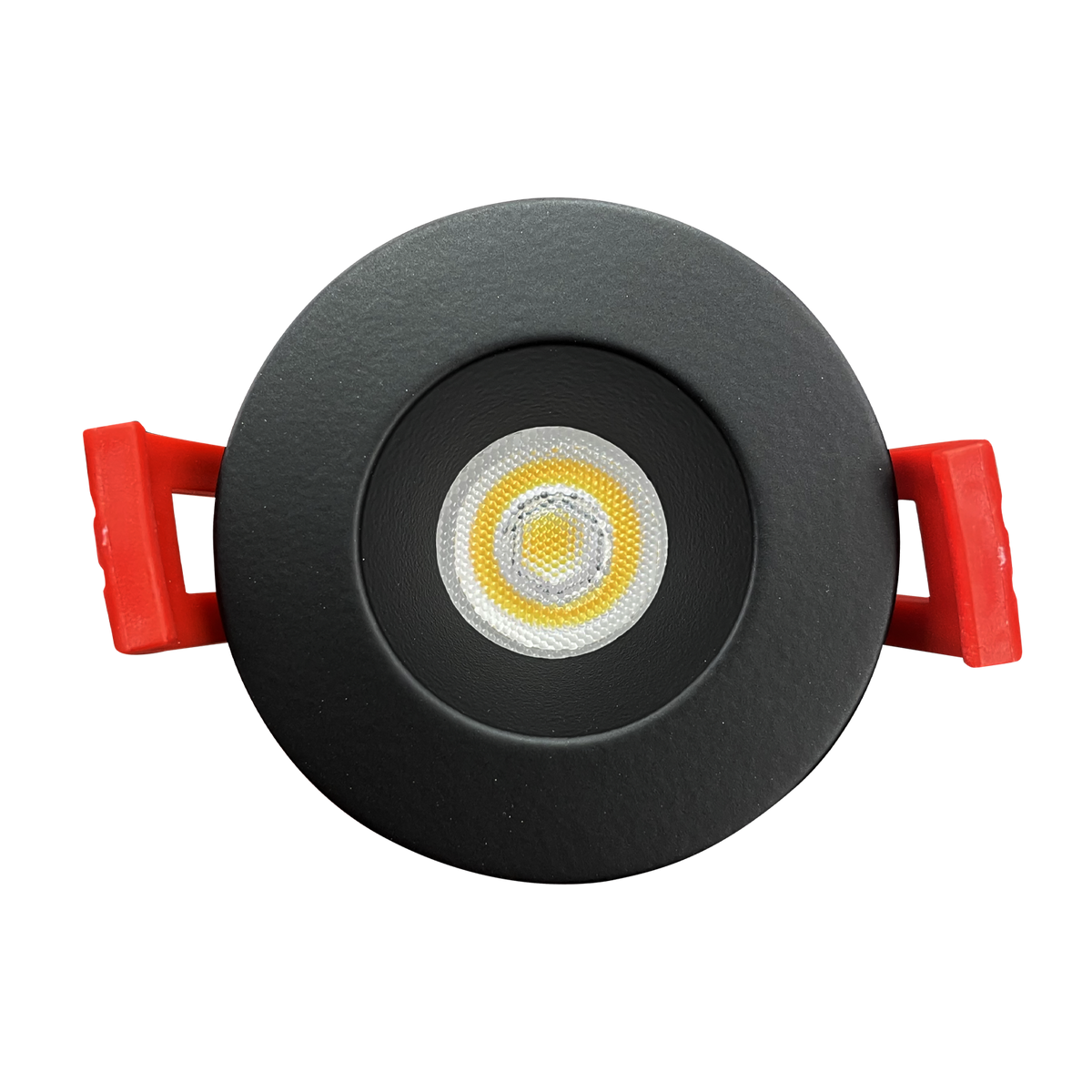 Luxrite LR23461 1" Regressed 5CCT Interchangeable Canless Spotlight Round Black Trim