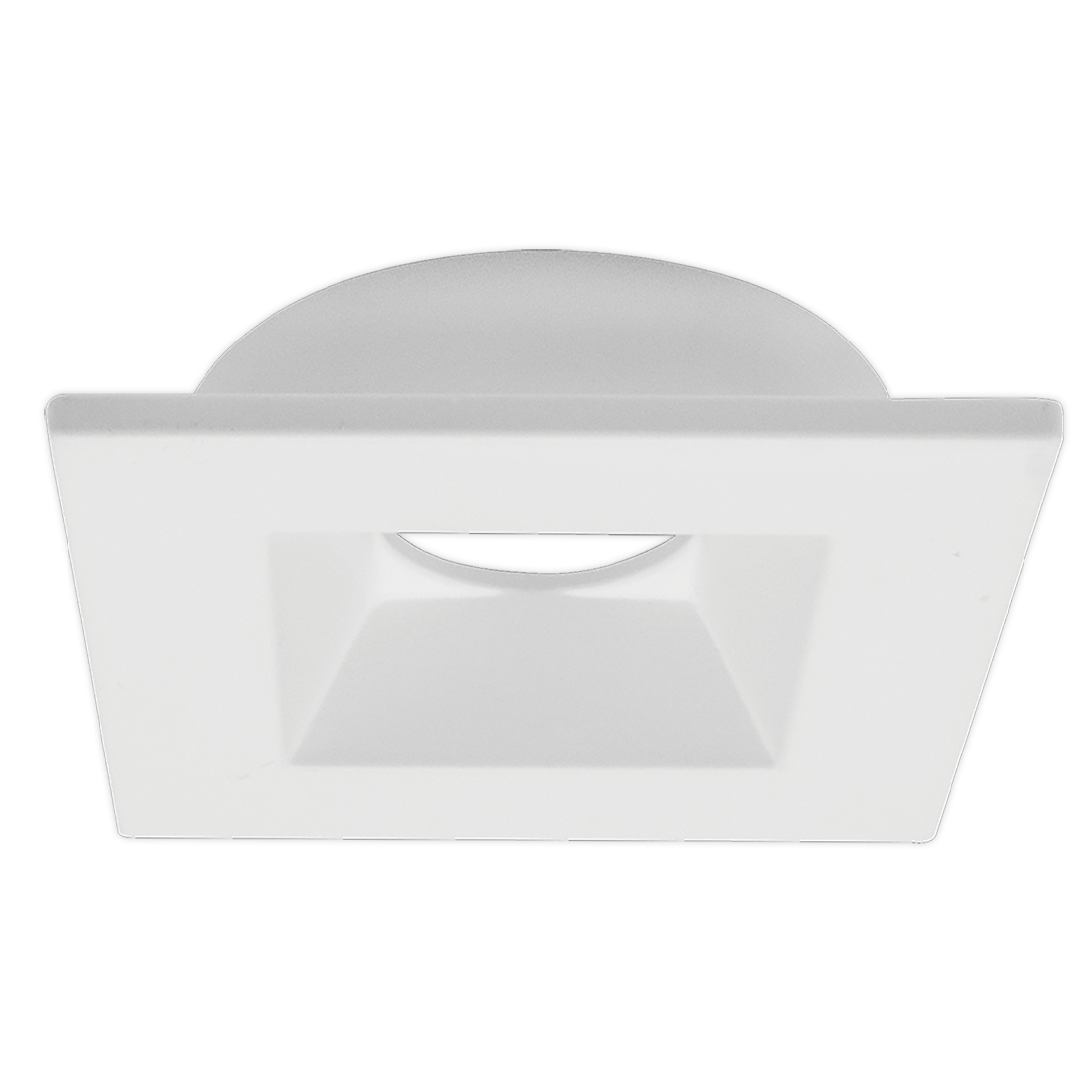 Luxrite LR23462 1" Regressed 5CCT Interchangeable Canless Spotlight Square White Trim