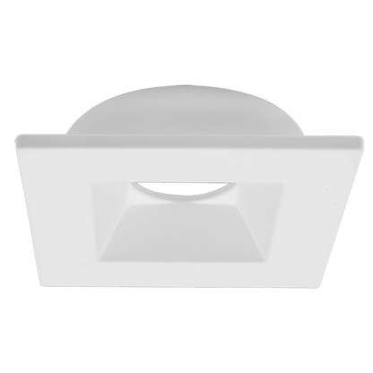 Luxrite LR23462 1" Regressed 5CCT Interchangeable Canless Spotlight Square White Trim