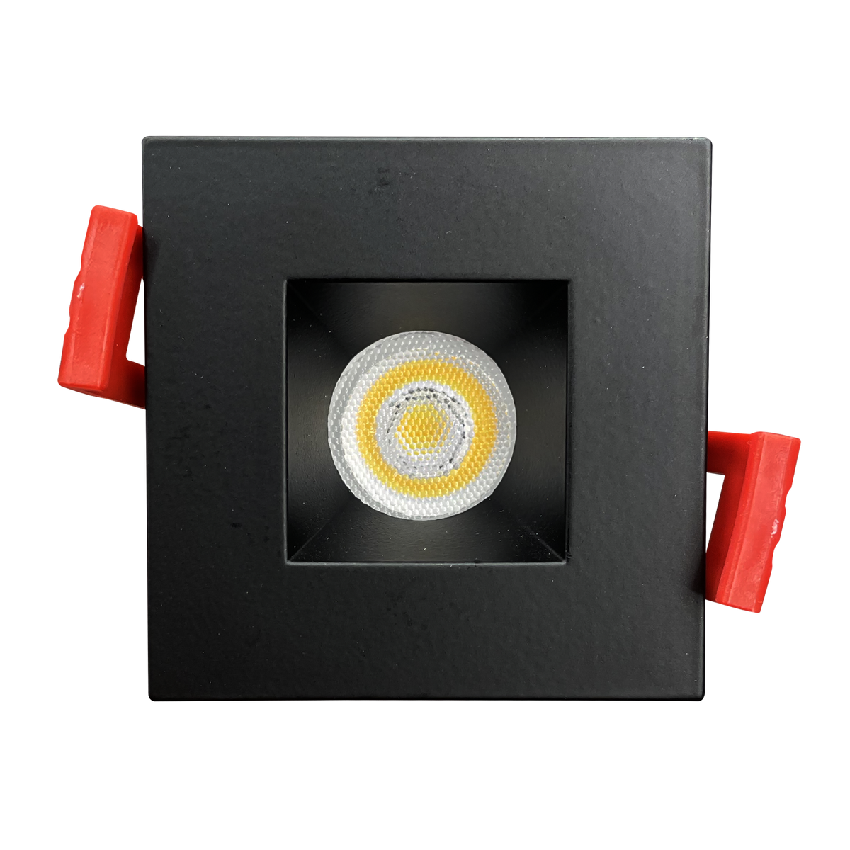 Luxrite LR23463 1" Regressed 5CCT Interchangeable Canless Spotlight Black White Trim