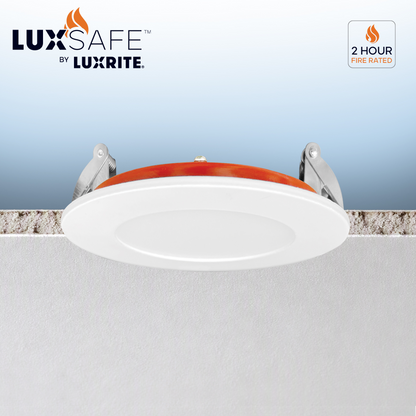 Luxrite LR23478 8W 3" Fire Rated Canless Wafer Spotlight - 5 CCT Selectable
