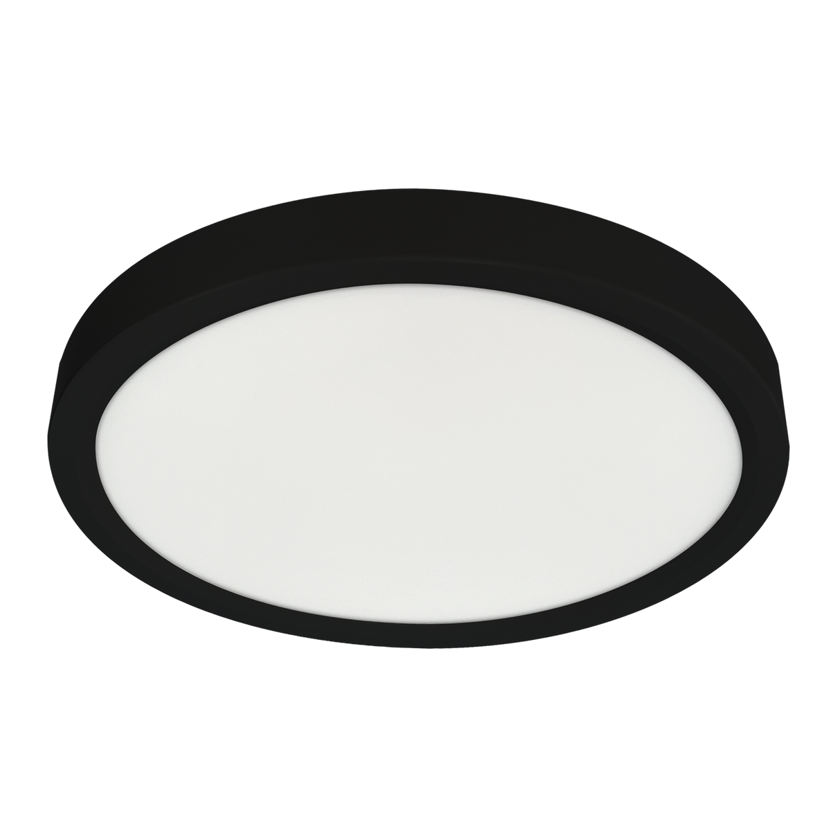Luxrite LR23524 12W 7” Slim Surface Mount 5 CCT Selectable - Black Finish