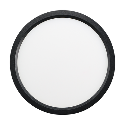 Luxrite LR23527 18W 9” Slim Surface Mount 5 CCT Selectable - Black Finish