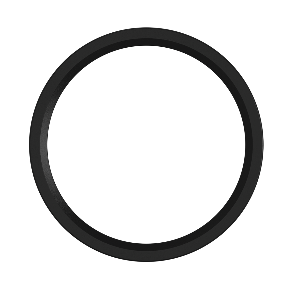 Luxrite LR23540 5" Slim Surface Mount Trim Black