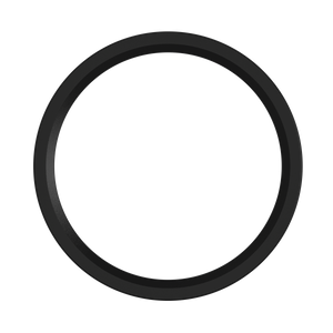 Luxrite LR23540 5" Slim Surface Mount Trim Black